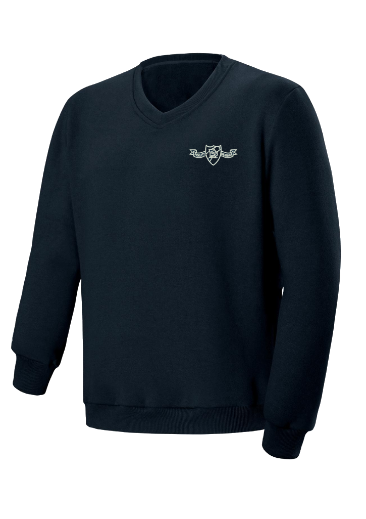 St Brendan's Fleece Jumper Navy